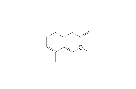 5-Allyl-1,5-dimethyl-6-methoxymethylene-1-cyclohexene