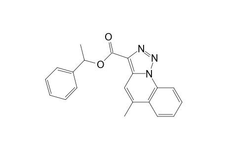 1-Phenylethyl 5-methyl-[1,2,3]triazolo[1,5-a]quinoline-3-carboxylate
