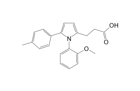 3-[1-(2-methoxyphenyl)-5-(4-methylphenyl)-1H-pyrrol-2-yl]propanoic acid