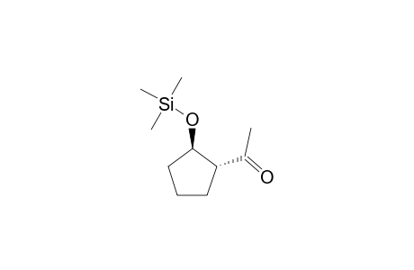 (1R*,2R*)-1-(2-Trimethylsilanyloxycyclopentyl)ethanone diastreoisomer