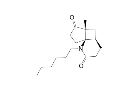 2-Hexyl-8-methyl-2-azatricyclo[6.3.0.0(1,6)]undecane-3,9-dione