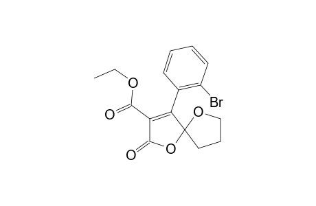 Ethyl 1,6-dioxa-4-(o-bromophenyl)spiro[4.4]non-3-en-2-one-3-carboxylate