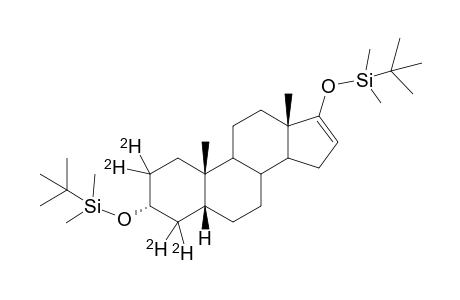 2,2,4,4-Tetradeutero-etiocholanolone 16-enol, O,O'-bis-TBS