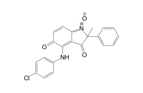 4-(p-Chlorophenylamino)-2-methyl-3,5-dioxo-2-phenyl-3,7-dihydro-2H-indole 1-oxide