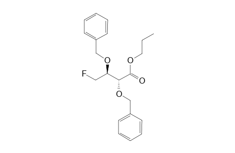 N-PROPYL-(2R,3S)-DIBENZOYLOXY-4-FLUOROBUTANOATE