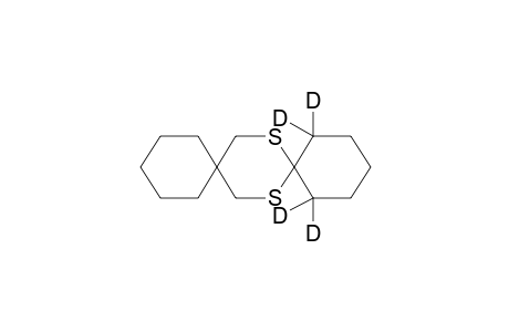8,8,12,12-TETRADEUTERO-2,5-DICYCLOHEXANESPIRO-1,3-DITHIANE