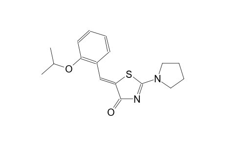 (5Z)-5-(2-isopropoxybenzylidene)-2-(1-pyrrolidinyl)-1,3-thiazol-4(5H)-one