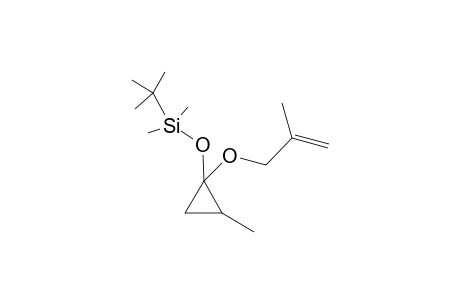 1-(.beta.-Methallyloxy)-1-(tert-butyldimethylsilyloxy)-2-methylcyclopropane