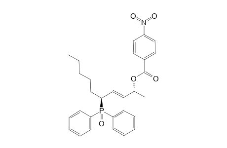 anti-(2RS,5SR,E)-5-(Diphenylphosphinoyl)dec-2-en-2-yl Nitrobenzoate