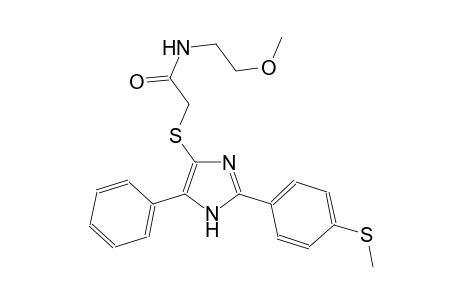 acetamide, N-(2-methoxyethyl)-2-[[2-[4-(methylthio)phenyl]-5-phenyl-1H-imidazol-4-yl]thio]-