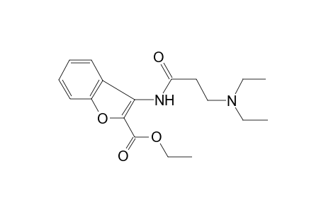Ethyl 3-([3-(diethylamino)propanoyl]amino)-1-benzofuran-2-carboxylate