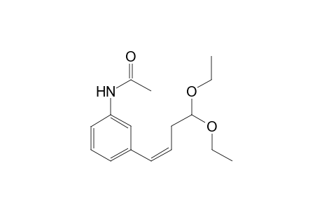 3-[4',4'-Diethoxybut-1'-enyl]acetanilide