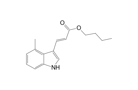 (E)-butyl 3-(4-methyl-1H-indol-3-yl)acrylate