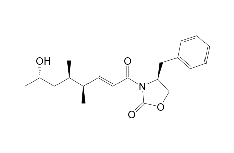 4-Benzyl-3-(7'-hydroxy-4,5-dimethyl-2'-octtenoyl)-2-oxazolidinone