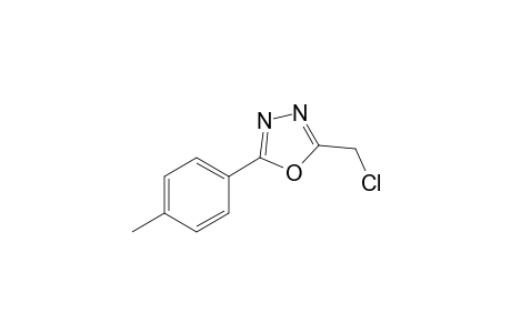 2-(chloromethyl)-5-(4-methylphenyl)-1,3,4-oxadiazole