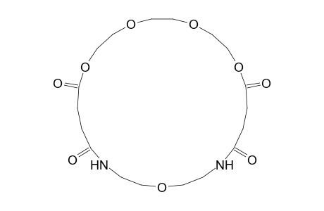 1,4,7,10,18-pentaoxa-15,21-diazacyclopentacosane-11,14,22,25-diquinone