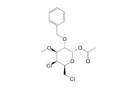 1-O-ACETYL-2-O-BENZYL-4,6-DICHLORO-4,6-DIDEOXY-ALPHA-D-GALACTOPYRANOSIDE;ALPHA-ANOMER