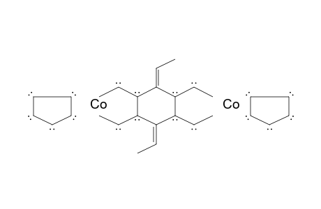 Bis(cyclopentadienyl-cobalt)-hexaethylidenecyclohexane