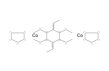 Bis(cyclopentadienyl-cobalt)-hexaethylidenecyclohexane