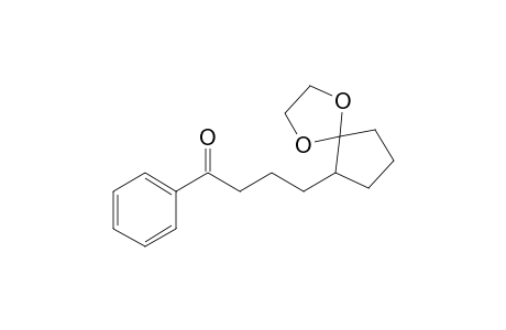 6-(3-Benzoylpropyl)-1,4-dioxaspiro[4.4]nonane