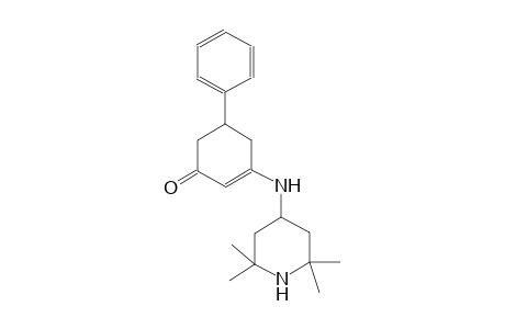 5-phenyl-3-[(2,2,6,6-tetramethyl-4-piperidinyl)amino]-2-cyclohexen-1-one