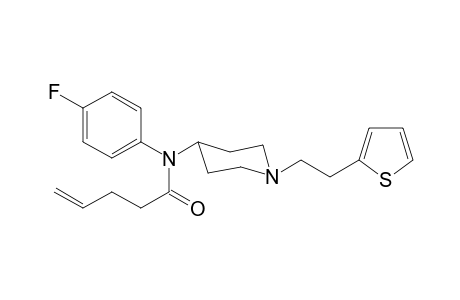 N-(4-Fluorophenyl)-N-(1-[2-(thiophen-2-yl)ethyl]piperidin-4-yl)-pent-4-enamide