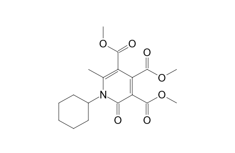 Trimethyl N-cyclohexyl-6-methyl-2-pyridone-3,4,5-tricarboxylate