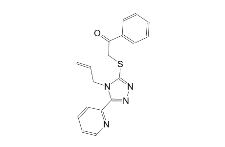 2-{[4-allyl-5-(2-pyridinyl)-4H-1,2,4-triazol-3-yl]sulfanyl}-1-phenylethanone