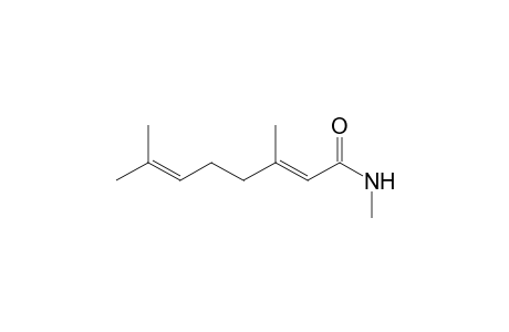 (E,Z)-N,3,7-Trimethyl-2,6-octadienamide