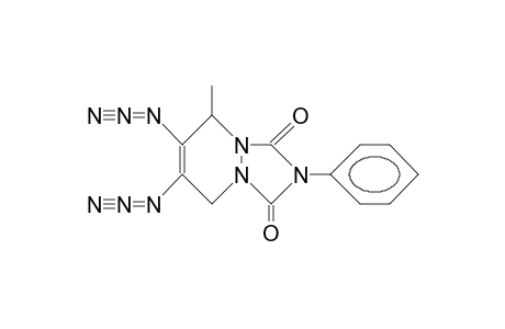 3,4-Diazido-2-methyl-8-phenyl-1,6,8-triaza-bicyclo(4.3.0)non-3-ene-7,9-dione