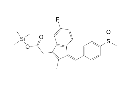 2-[(3Z)-6-fluoro-2-methyl-3-(4-methylsulfinylbenzylidene)inden-1-yl]acetic acid trimethylsilyl ester