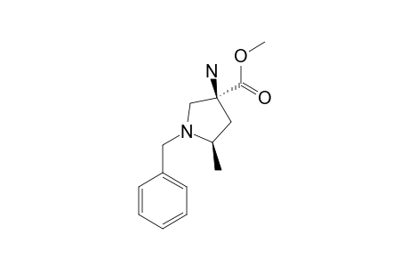 (2R,4S)-4-AMINO-1-BENZYL-4-METHOXYCARBONYL-2-METHYL-PYRROLIDINE