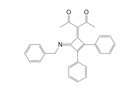 2-(Diacetylmethylene)-1-benzylimino-3,4-diphenyl-3-cyclobutene