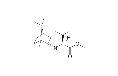 Methyl N-[(1R,2E,4R)-bornan-2-ylidene]-(S)-valinate [methyl (S)-3'-methl-2'-([1R,2E,4R]-1,7,7,trimethylbicyclo[2.2.1]heptan-2-ylideneamino)butanoate]