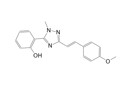 phenol, 2-[3-[(E)-2-(4-methoxyphenyl)ethenyl]-1-methyl-1H-1,2,4-triazol-5-yl]-