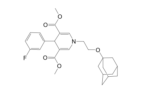 1-[2-(1-adamantyloxy)ethyl]-4-(3-fluorophenyl)-4H-pyridine-3,5-dicarboxylic acid dimethyl ester