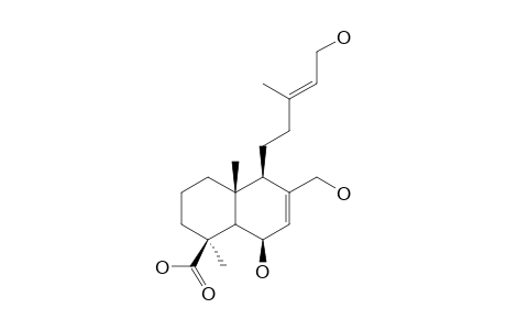 LABDA-7,13-(E)-DIENE-6-BETA,15,17-TRIOL-19-OIC_ACID