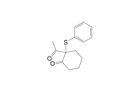 2-acetyl-2-(phenylthio)-1-cyclohexanone