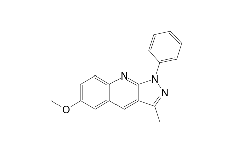 6-Methoxy-3-methyl-1-phenyl-1H-pyrazolo[3,4-b]quinoline