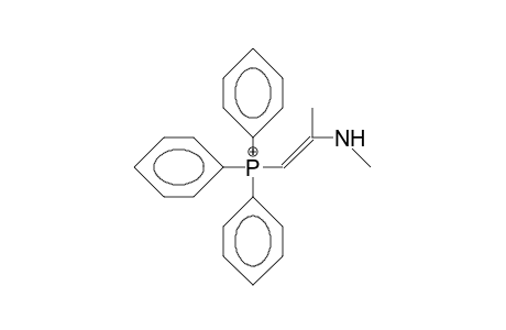 Triphenyl-(2-methylamino-propenyl)-phosphonium cation