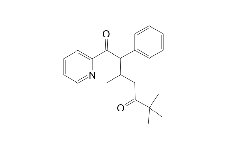 3,6,6-trimethyl-2-phenyl-1-(2'-pyridyl)hepta-1,5-dione