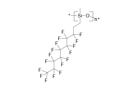 Poly(methyl perfluorooctylethylenesiloxane)
