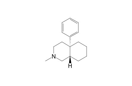 Isoquinoline, decahydro-2-methyl-4a-phenyl-, trans-
