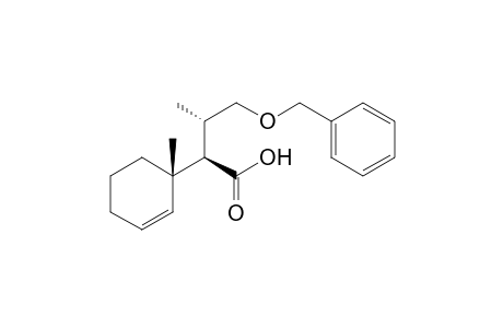 (2R,3S)-4-Benzyloxy-3-methyl-2-((1S)-1-methyl-2-cyclohexenylbutanoic acid