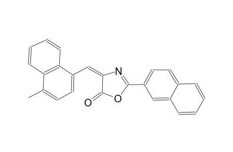 (4E)-4-[(4-methyl-1-naphthyl)methylene]-2-(2-naphthyl)-1,3-oxazol-5(4H)-one