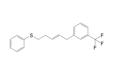 1-[(E)-5-(phenylthio)pent-2-enyl]-3-(trifluoromethyl)benzene
