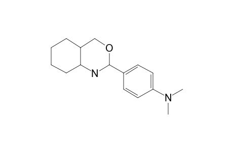 2H-3,1-Benzoxazine, 2-[4-(dimethylamino)phenyl]octahydro-, cis-