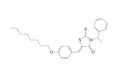 (5Z)-5-[4-(octyloxy)benzylidene]-3-(1-phenylethyl)-2-thioxo-1,3-thiazolidin-4-one