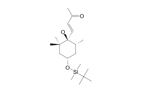 (E)-4-{(1'R,4'S,6'R)-4'-[TERT.-BUTYL]-DIMETHYLSILOXY]-1'-HYDROXY-2',2',6'-TRIMETHYLCYClOHEXYL}-3-BUTEN-2-ONE