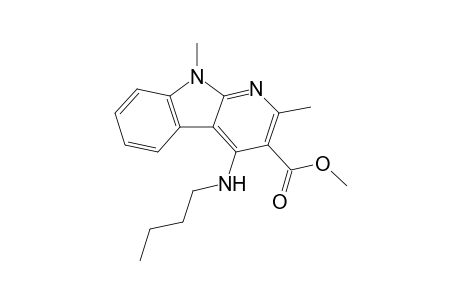 Methyl 4-butylamino-2,9-dimethyl-9H-pyrido[2,3-b]indole-3-carboxylate